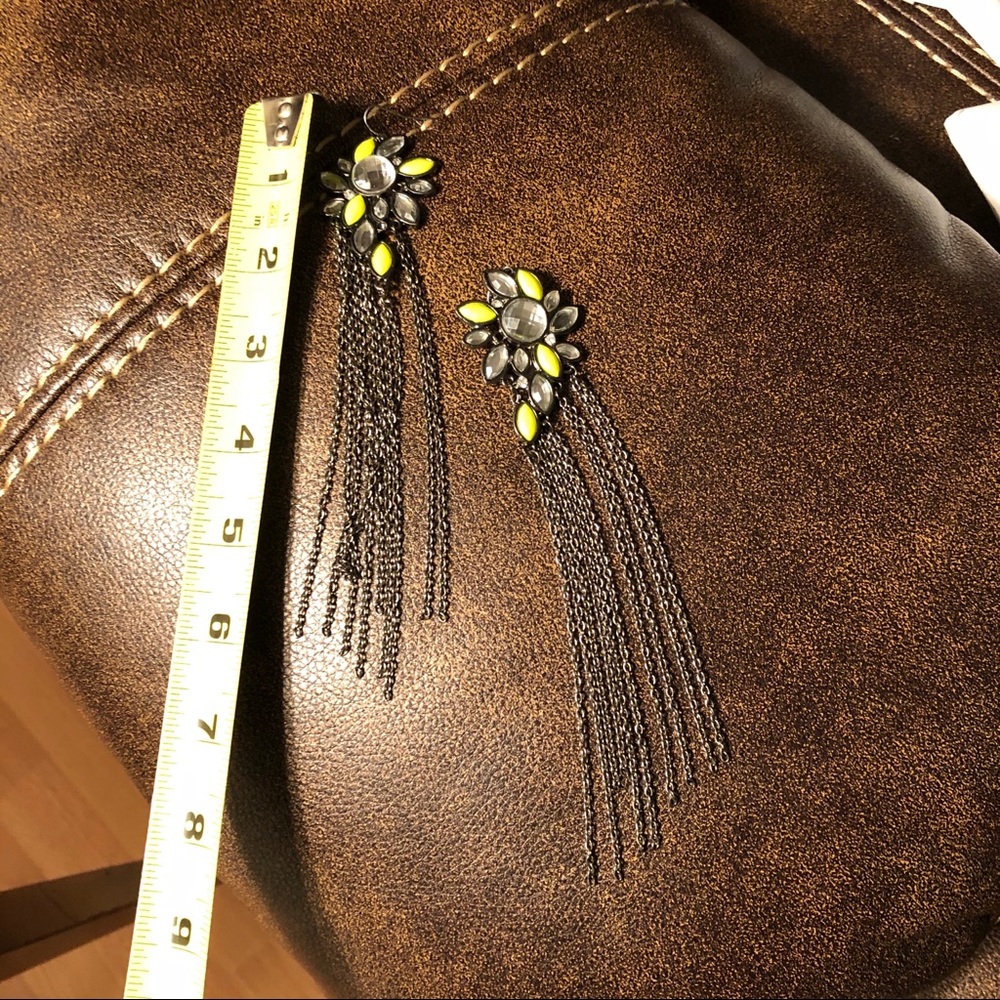 8 Pair Lot // Statement Hook Dangle Earrings // D… - image 7